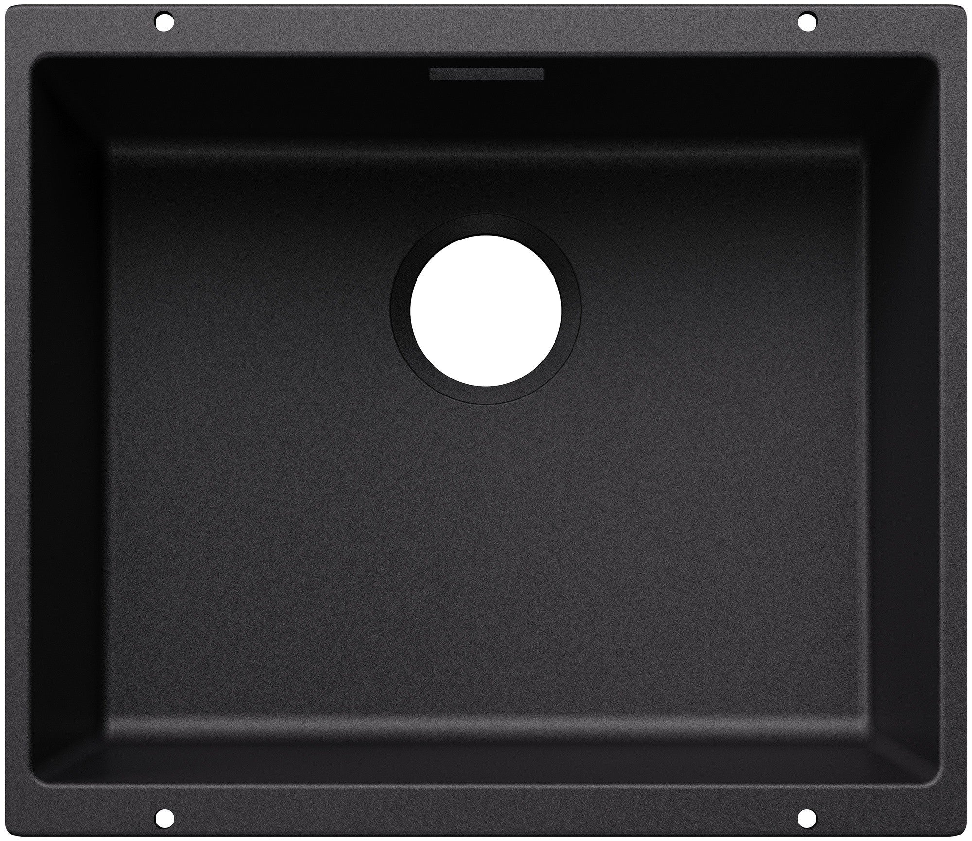 Chiuveta bucatarie Subline 500, 527794, granit negru, sub blat, 500 x 400 mm, Blanco